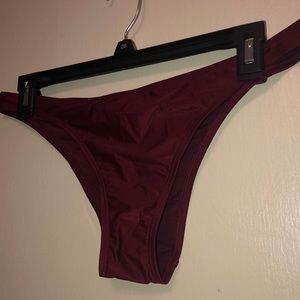 ✨ Brand new w/ tags AERIE Burgundy bikini bottoms